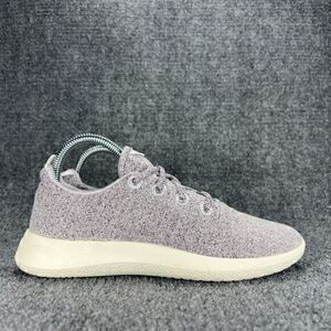 Allbirds Wool Runner Sneakers Womens 8 Gray Athletic Casual Lace Up Low Top